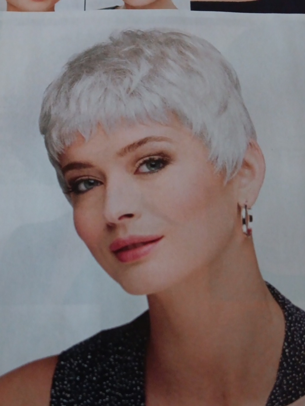 Paula Young Short Pixie Wig in White